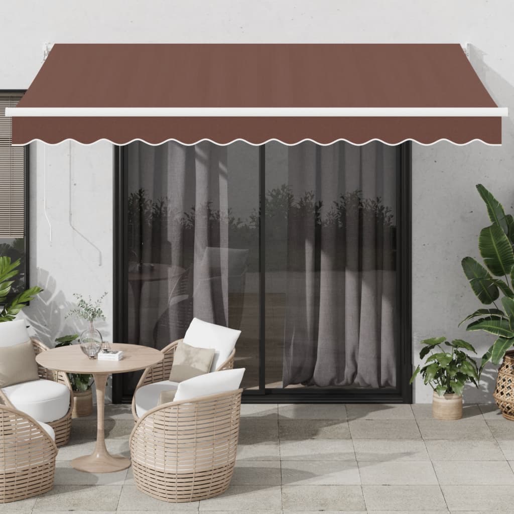 Manual Awning Brown 350x250 cm