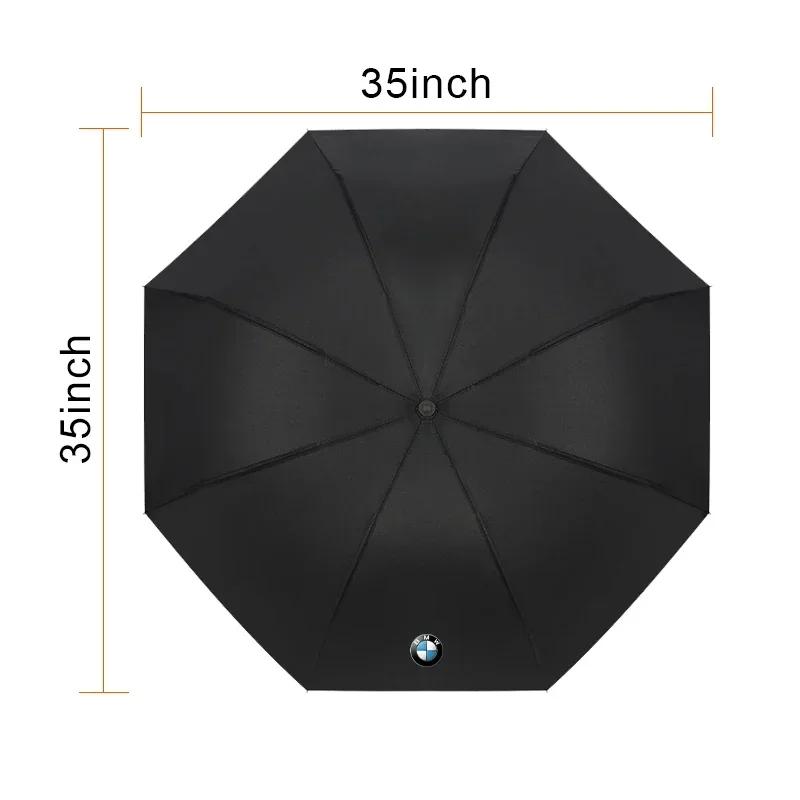 For BMW Windproof Rain Fully Automatic Compact 3 Folding Umbrella Car Accessories For BMW M5 E90 E91 E92 X1 X2 X3 X4 F07 F10 F15