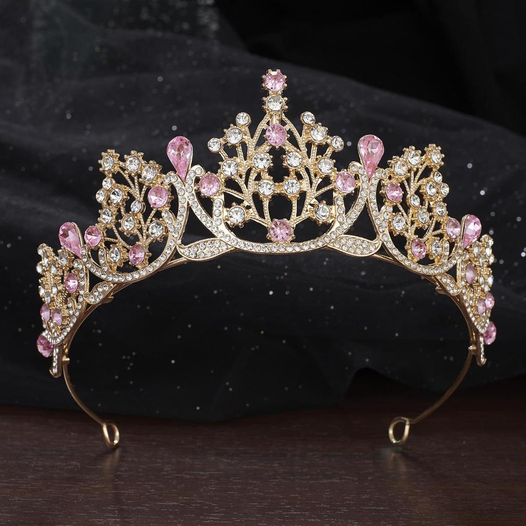 Elegante Brautkrone: Wassertropfen Diamant Prinzessinnen Kopfschmuck für 18-Jährige, Schönheitswettbewerbe & Hochzeiten