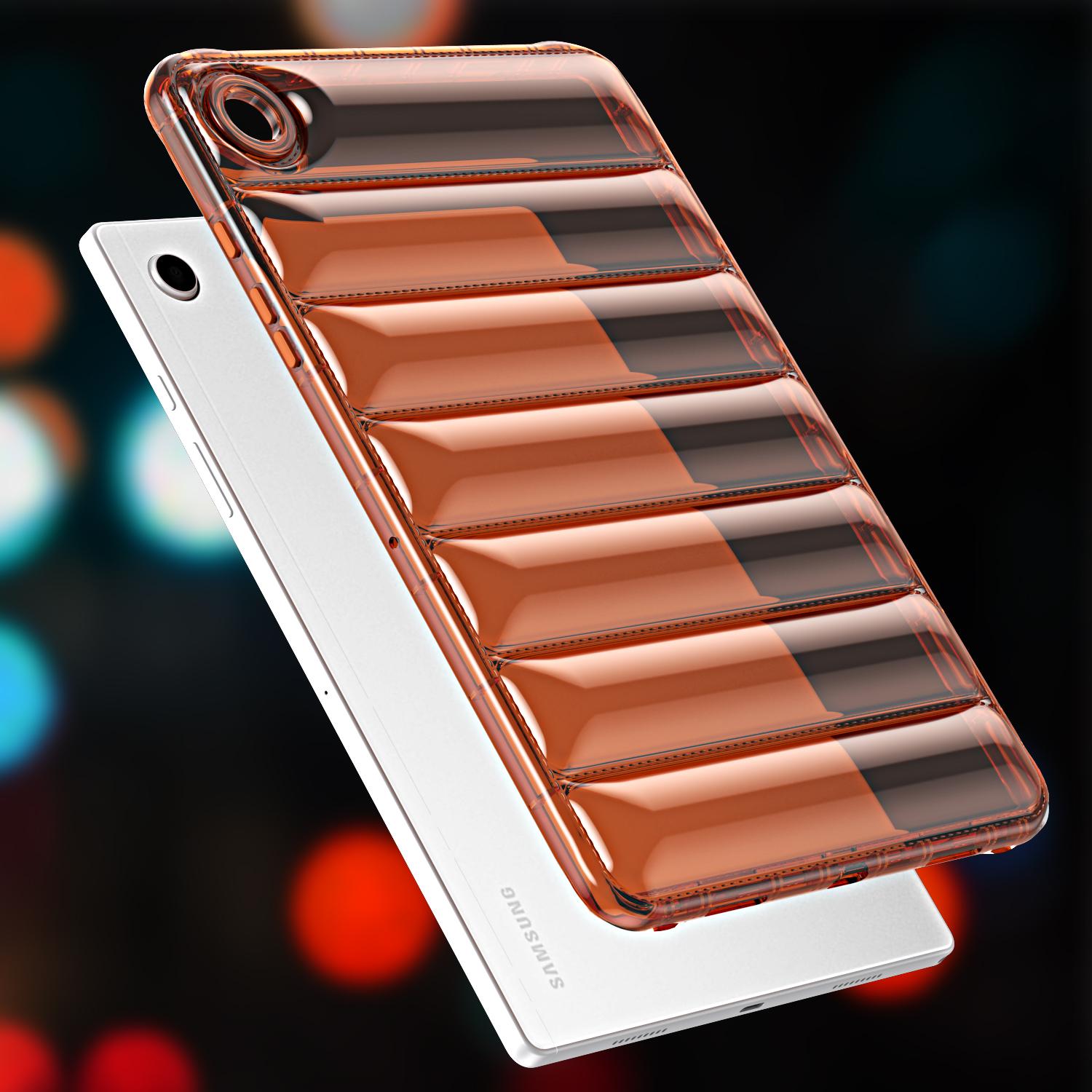 

Мягкий чехол из ТПУ для Samsung Galaxy Tab A9+ 11 дюймов X210 A7 T500 Lite t220 T290 S8 X700 S7 T870 S6Lite A9 X110 A8 X200 S10 S9 FE 11 дюймов For Tab A9Plus X210 оранжевый