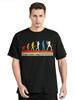 Tennis Evolution Tennisball Grand Slam Lustiges T-Shirt für Männer Vintage T-Shirt Kleidung Übergroße Grafik-T-Shirts Baumwoll-Oberteile