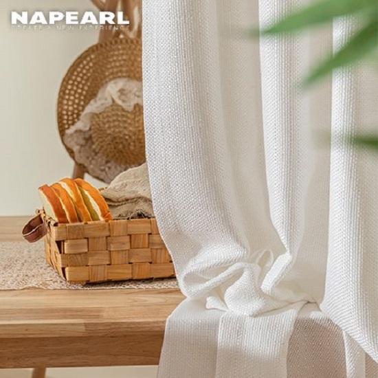 1PC NAPEARL Solid Color Sheer Tulle Curtain Luxury Soft Fabric For Bedroom Living Room Home Decor