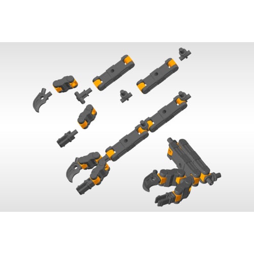 Kotobukiya M.S.G Modeling Support Goods Mecha Supply 02 Flexible Arm B, Total Length Approximately 104mm, Non-Scale Plastic Model