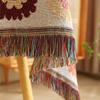 Rustic Jacquard Tablecloth, Small Round Balcony Tablecloth, Living Room Hand-Crochet-Style Dining Tablecloth, Coffee Table and Nightstand Covers