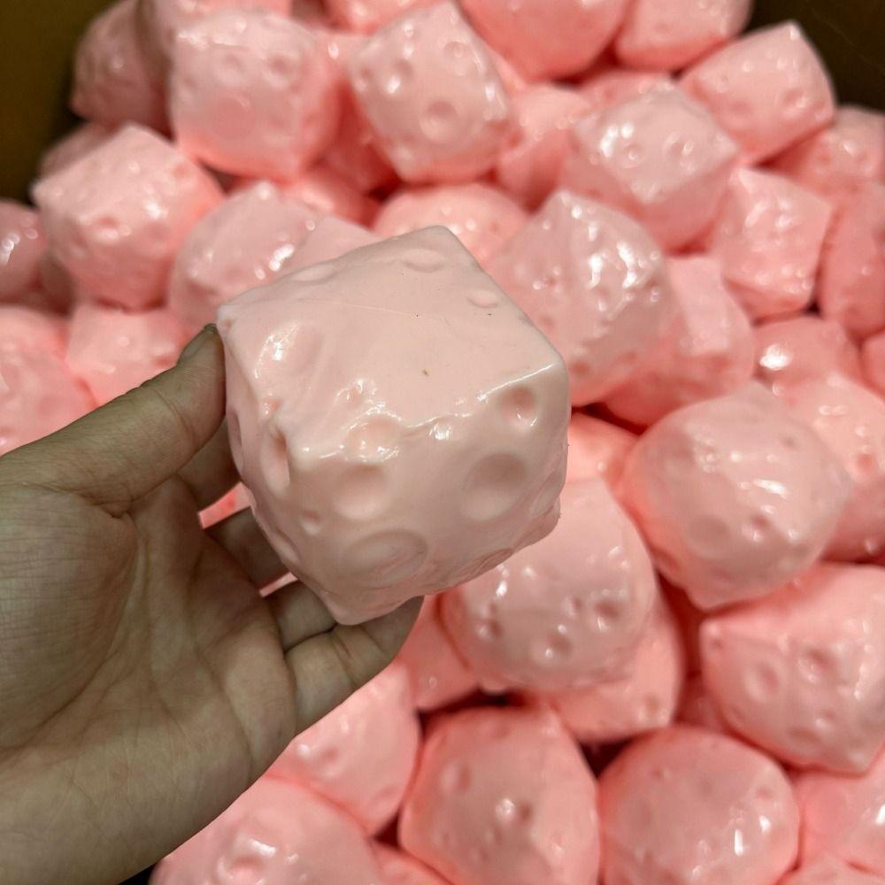 Hand Relax Cheese Squishy Moldable Handmade Ball Creative Crunch Squishy Student Prize