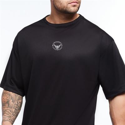 Herren Oversized Fitness Kurzarm Locker Hip-Hop T-Shirt Netz Herren Oberteile Fitness Bodybuilding Schnell Trocknend Streetwear Sport T-Shirt