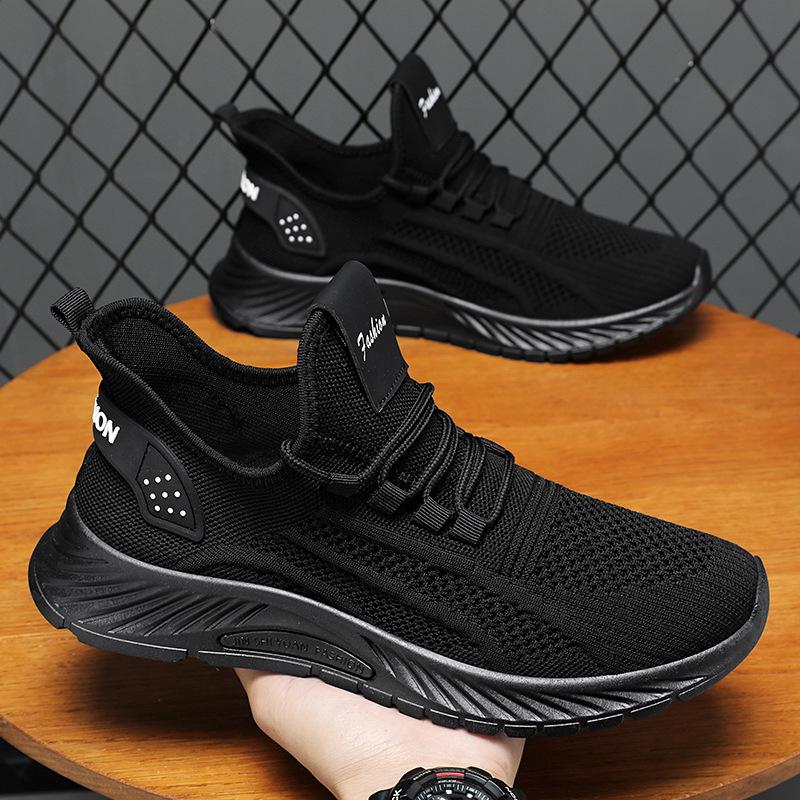 2025 Summer Flyknit Running Shoes: Trendy, Unisex Casual Sportswear