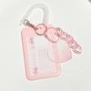 Simple Student Kids Lanyard Card Holder Slim Wallet Boys Pu Id Certificate Bus Door Credit Card Bag for Girls Zipper Coin Purses