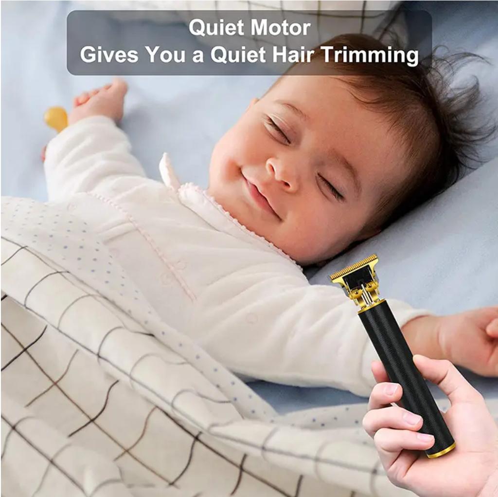 Retro Spiral T9 Hair Clipper Men Electric Shaver Rechargeable Beard Hair Cutting Machine