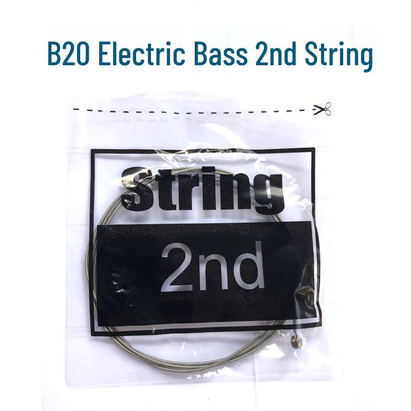 Unisex B20 Nickel Alloy Electric Bass Strings - Four-String Accessories
