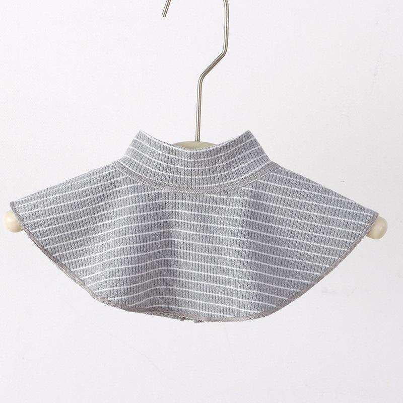 Toddler's Convertible Collar Neck Warmer Autumn Soft Cotton Windproof Fleece Lined Scarf INS Sporty Fashion Unisex Baby Scarf