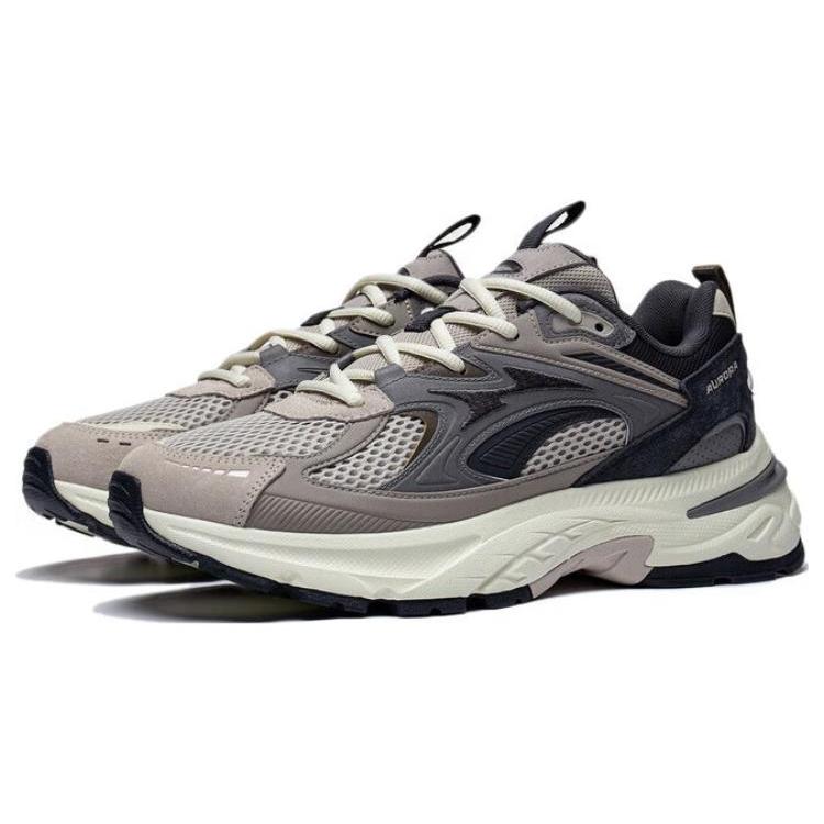 Li Ning Aurora 2K Slip Resistant Low top Casual Shoes Men's Dawn Gray AGCT107-2
