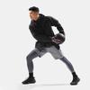 Li-Ning Fitness Series Solid Color Zipper Hooded Comfortable Breathable Fleece Three-In-One Warm Water-Resistant Jacket Men Jacket Black AWBU009-1
