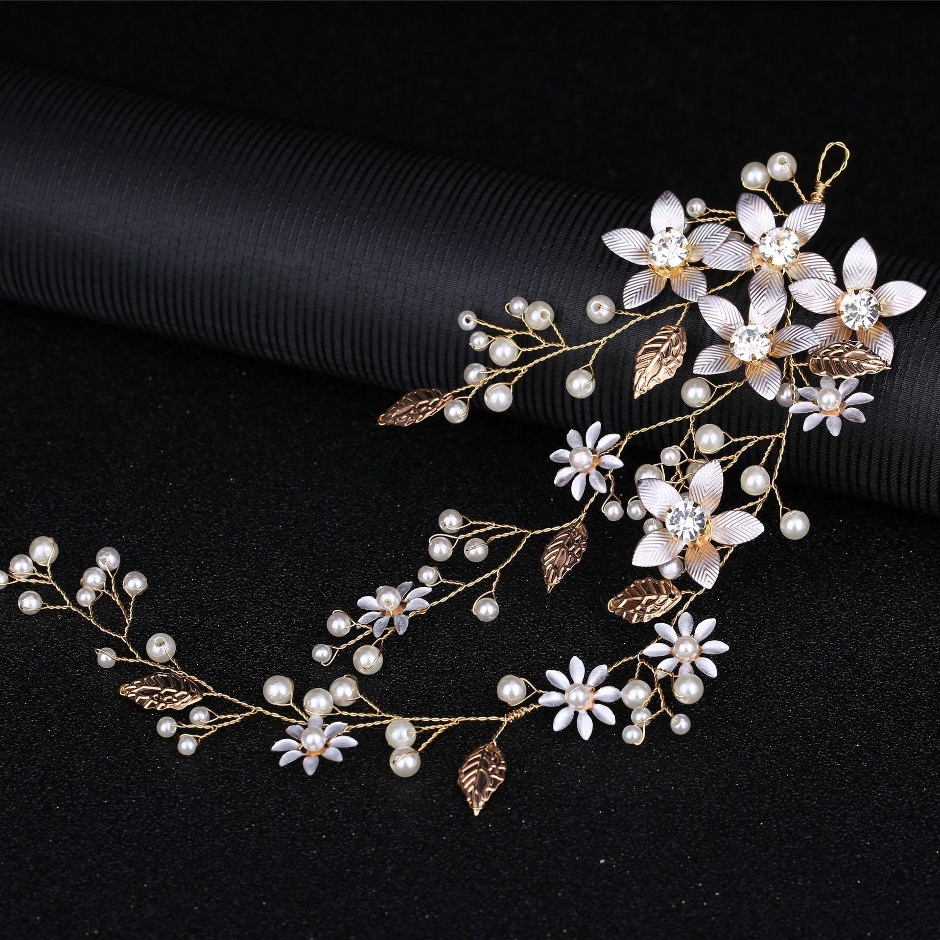 

Bridal Hair Accessory Faux Pearl Hairpiece Pearl Wedding Accessory Romantic Bridal Hair Vine For First Communions Flower
