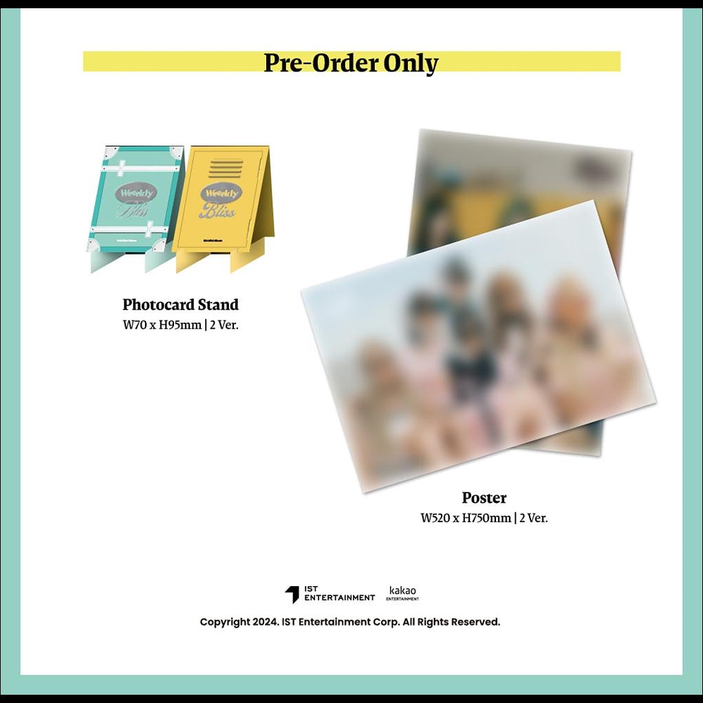 Weeekly - Bliss / 6th Mini Album + Free Gift