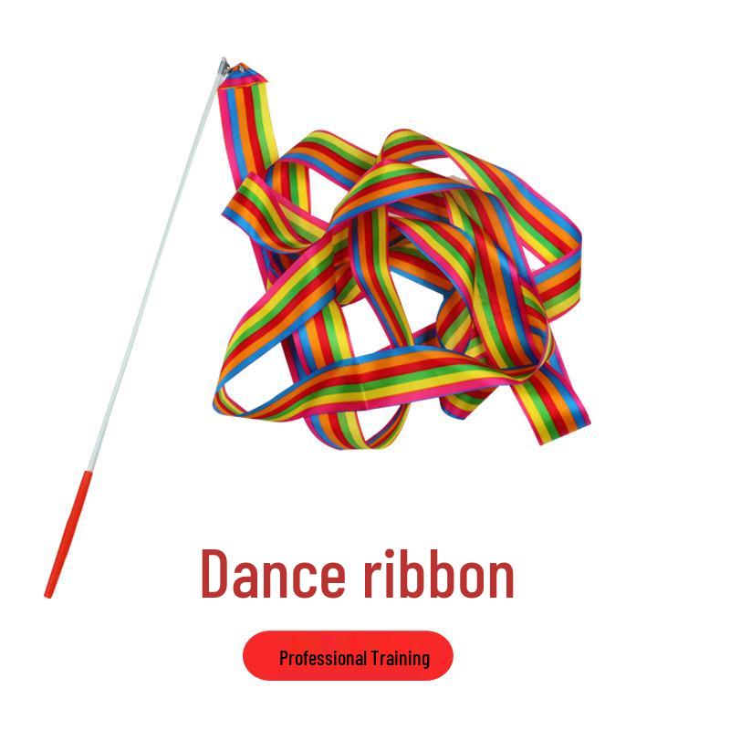 Children's Colorful Dance Ribbon Stick: Early Education Gymnastics Prop