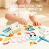 Geometric Shape Wooden Puzzle Toy For Early Education Kids Learning Fun