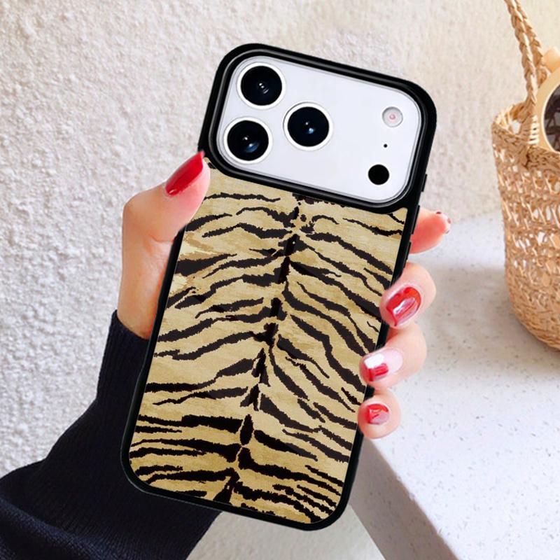 Coque de téléphone Tigre Zèbre Léopard Pour iPhone 17 Air 16 15 14 13 12 11 Pro Max Plus