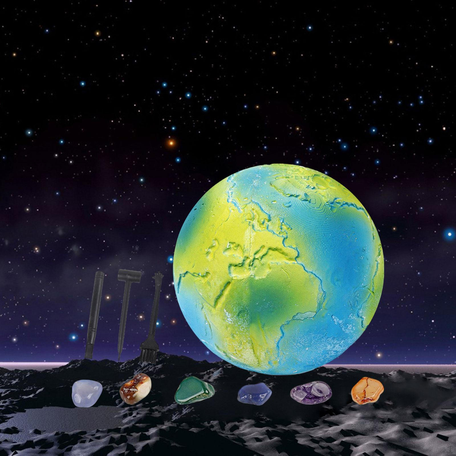 

Наборы для раскопок драгоценных камней Kid Rock Excavation Набор для раскопок солнечной системы для детей от 8 лет и старше Moon