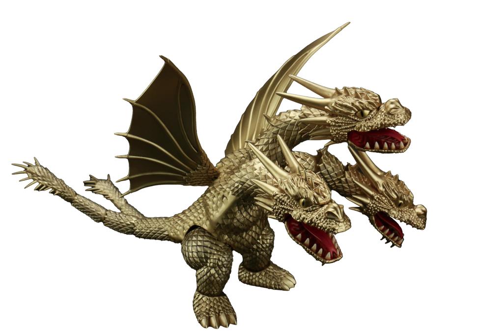 Chibimaru Godzilla Series No. 401 King Ghidorah (1991) 70th Anniversary Version Plastic Model