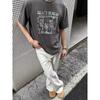 The new model shows the length and height of the legs, lifts the gear, drapes, straight and slightly elongated pants, white high street retro jeans, m