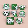 Enamel Brooch Zinc Alloy Texture Football Shape Lapel Pin Jackets Hats Sweatshirts School Bags Metal Fan Accessory