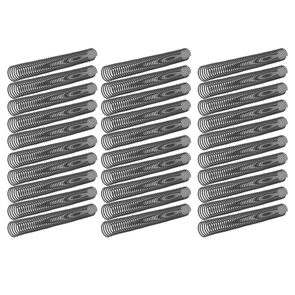 30PCS Spiral Binding Coils PVC Plastic 29mm 48 Teeth 4:1 Coil Bindings Spine for 260 Pieces A4 Papers