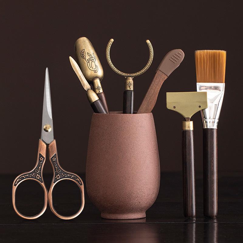 Kung Fu tea set accessories tea set accessories supplies Daquan tea making tools tea leak tea clip tea knife pot pen tea