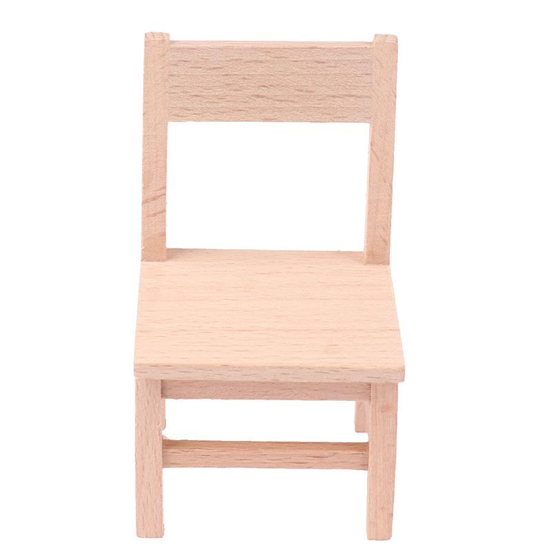 1/12 Dollhouse Miniature Chair Dollhouse Living Room Furniture Decoration Dolls House Accessories For Kid Pretend Play Toy