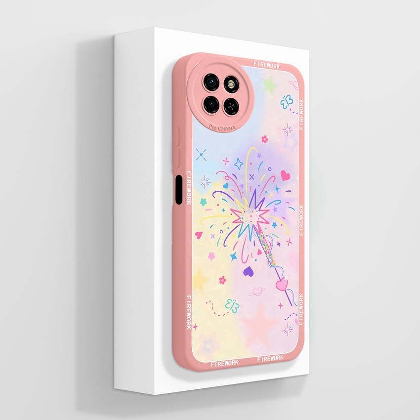 Für itel S23 S24 S25 P55 P65 A70 A80 Liebliches Katzen Handyhülle Kameraschutz Flüssigsilikon Hohe Qualität Anti-Fingerabdruck Hülle Für itel Bumper Capa