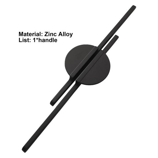 Easy To Install Zinc Alloy Useful Half Round Anti-deformed Door Knob Drawer Handle