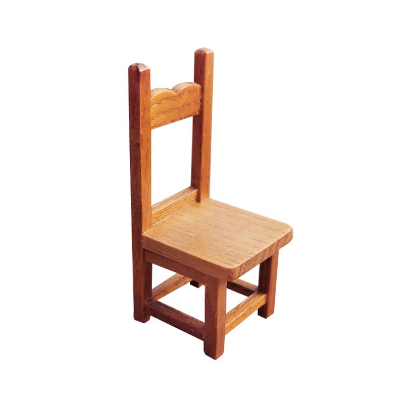 1:12 Dollhouse Miniature Chair Back Chair Stool Home Furniture Model Decor Toy