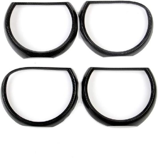 Cache-contour de phare en fibre de carbone pour Dodge Challenger 2015-2023