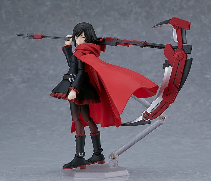 Max Factory figma RWBY Ice and Snow Empire Ruby Rose Plastic Painted Movable Figure Non-Scale