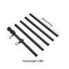 6ft Flag Pole Versatile Rustproof Detachable Flags Bracket for Houses and Garages Front Porches Meeting Halls
