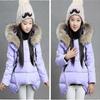 2015 Hot New Style Cute Children Girls Down Jacket With Fur Collar And Thick Down Jacket @BUGU