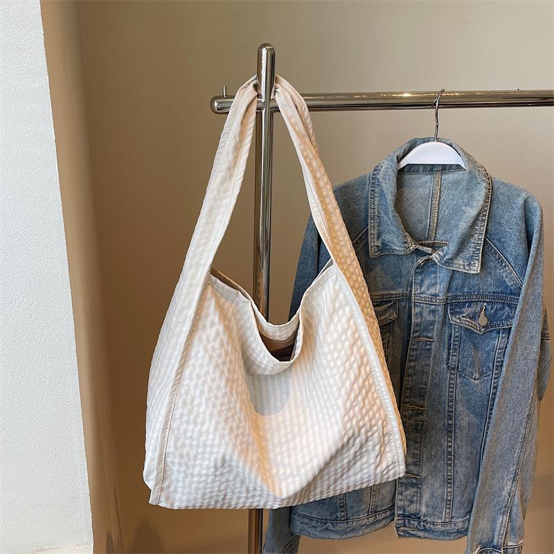 Tote Bag Women's Plaid Bag Large Capacity Shoulder Crossbody Bag