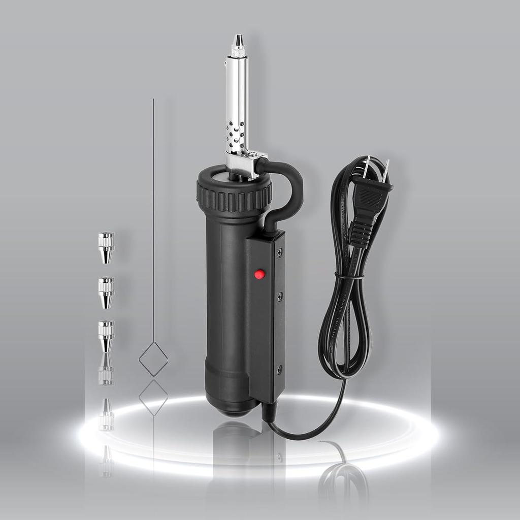 Solder sucker,Automatic Desoldering Pump Vacuum, Electric Solder Tin Sucker, Electric Desoldering Pump Automatic Vacuum Solder Sucker US Plug AC 110V