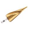 Hex Shank Step Drill Bit Titanium Coated Titanium Coated Drill Bit  Drilling Wood