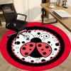 1pc Ladybug, Insect Chair Carpet for Office, Non slip, Soft and Durable Office Rug for Interior Decoration