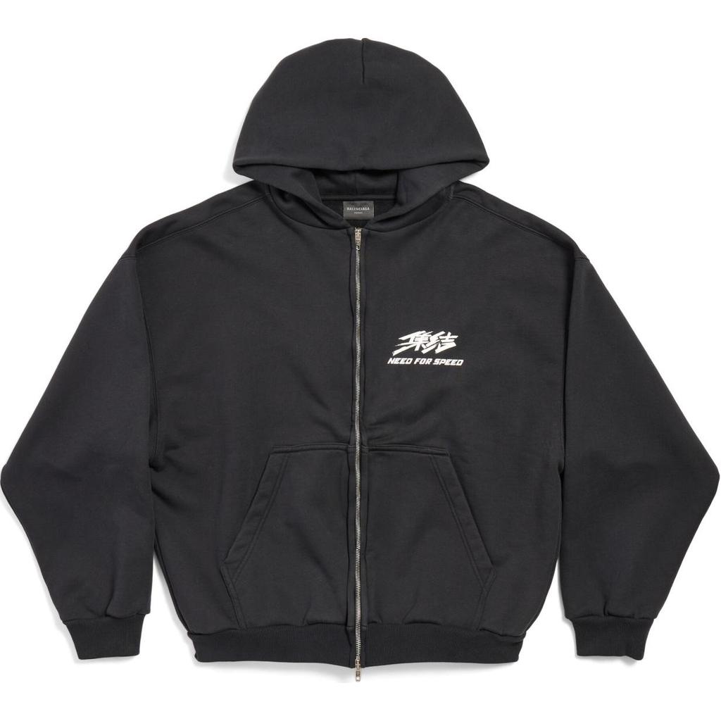 Balenciaga x JIPINFEICHE FW24 Sweatshirt Fitted Style Unisex Black 770939TQV721083