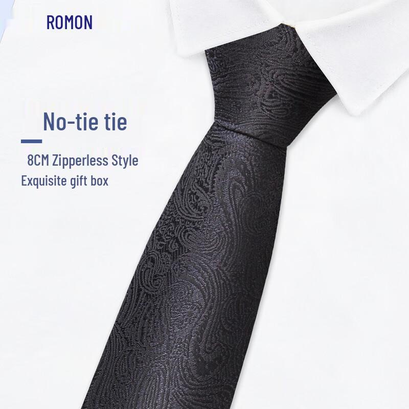 Romon Men s 8cm Pre-tied Business Tie