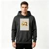 Men's Pullover Hoodie, Cute Cartoon Chibi Character Print Casual Long Sleeve Hooded Sweatshirt for Daily Wear