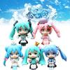5pcs Miku Hatsune Q Version Model Toy Cartoon Children Cake Decoration Baking