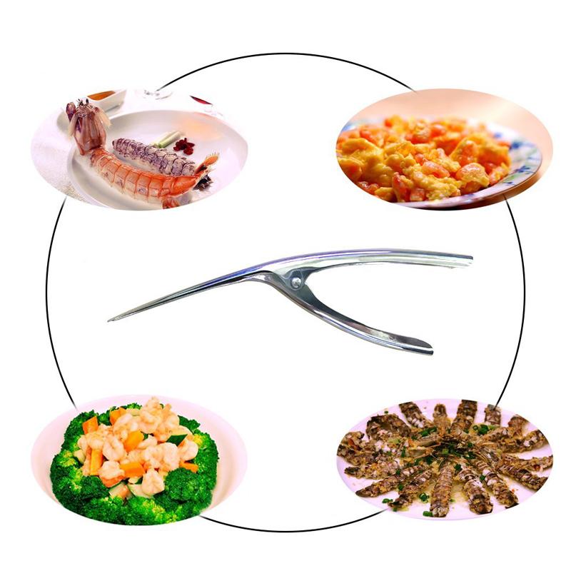 Garnelen Schäler Edelstahl Garnelen Schäler Garnelen Schälen Entdarmen Meeresfrüchte Schale Garnele Garnele Gebogener Schäler KC0037