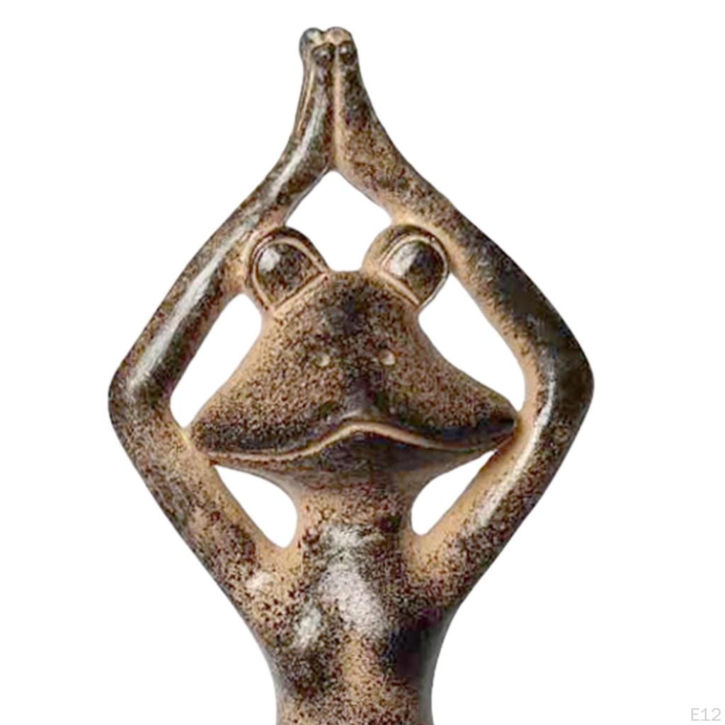 Animal Yoga Frogs Figure, Sculpture, Decor, Cute, Decorative, Fine Workmanship, Versatile, Realistic