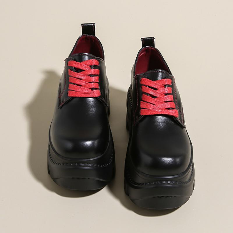 

Fashion High Heels Women Sport Shoes Platform Designer Sneakers Casual Woman Mary Jance Shoes 2025 Autumn Fashion New Chaussure Femme 35 красный