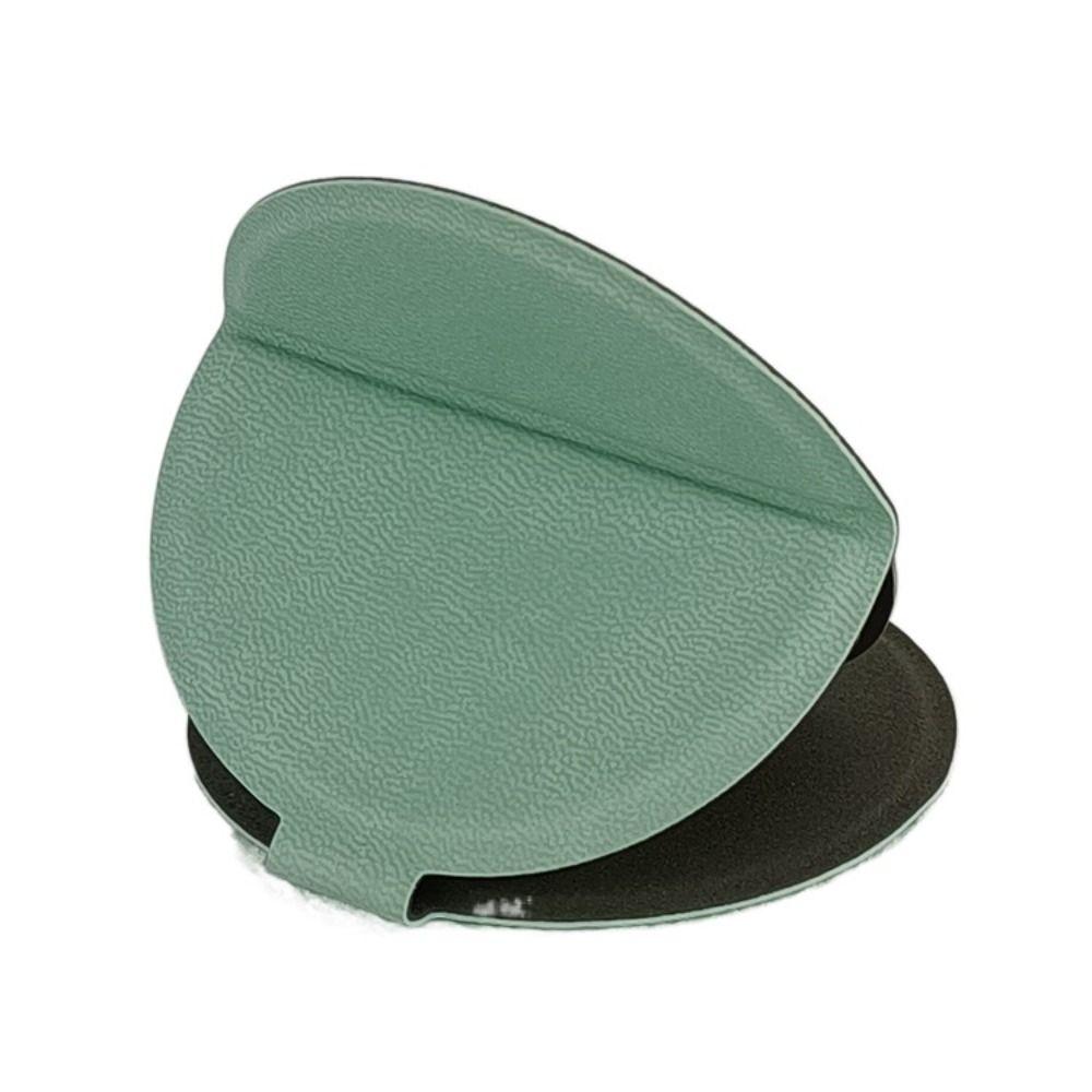 

Нежное ПУ Настольное зеркало-подставка Однотонное Карманное зеркало для макияжа Общежитие зелёный