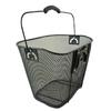 1 Set Bike Basket Large Capacity Easy To Install Metal Mesh Bike Basket