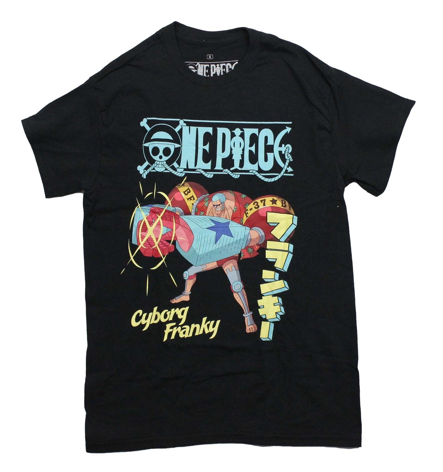 One Piece New Adult T-Shirt -Cyborg Franky XL